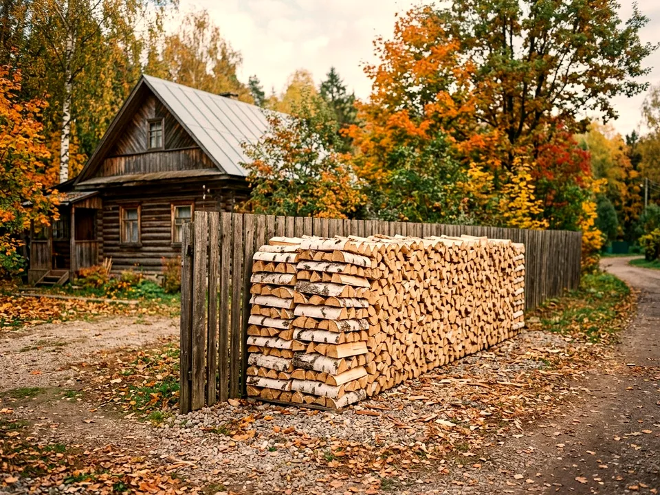 Круговая поленница holzhausen, Лотошино, улица Дровяная, 11